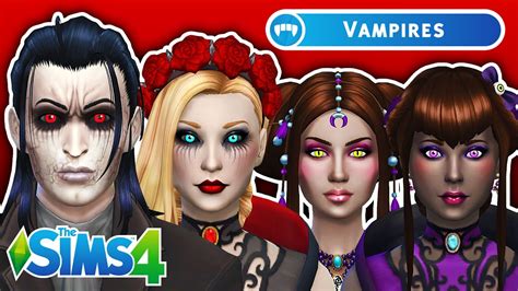 The Sims 4 Vampires Create A Sim Overview Youtube Gambaran