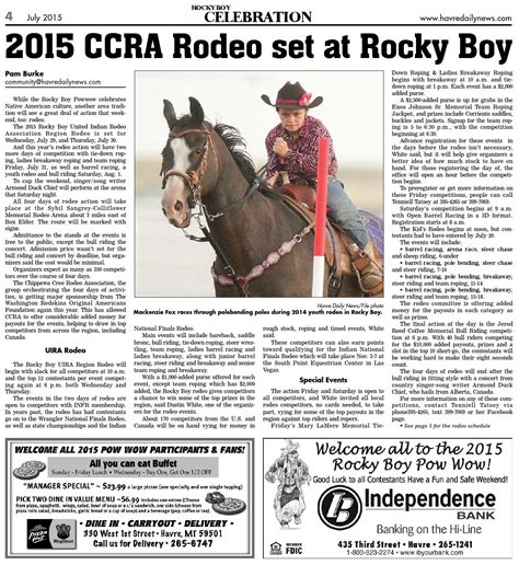 Rocky Boy Powwow 2015 By Havre Daily News Issuu