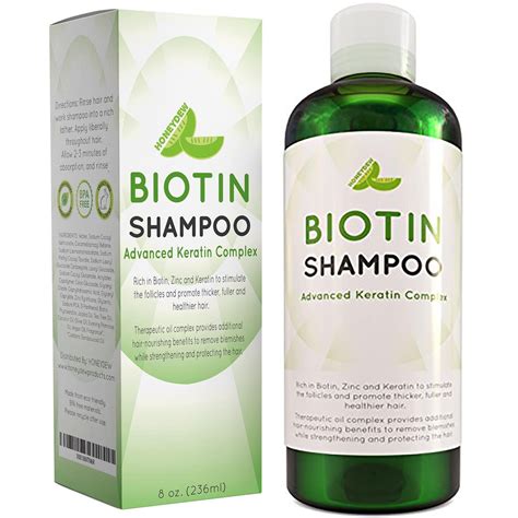 Natural Hair Loss Shampoo For Men And Women With Biotin For Hair Growth