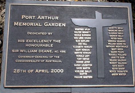 Harrowing photos show how australia's worst massacre unfolded at port arthur 20 years ago today. Port Arthur Massacre Memorial Plaque | CRIME | Port arthur ...
