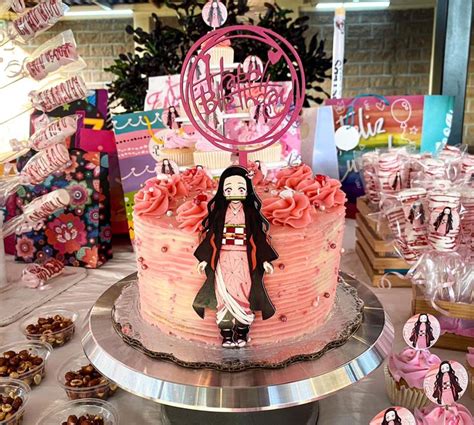 Pastel Nezuko Pasteles Personalizados Lindas Tortas De Cumpleaños