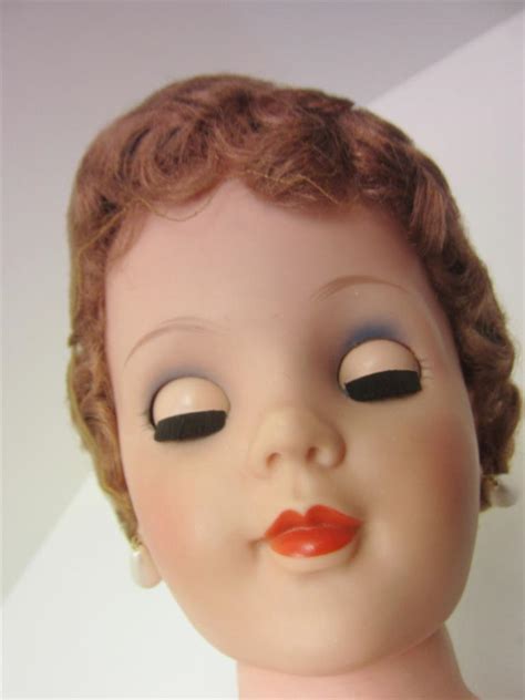 1950s 30 Eegee Stuffed Vinyl Fashion Doll Tiitan Redhead Beauty Tiger