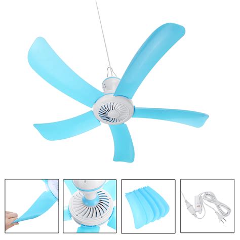 Maybe you would like to learn more about one of these? 5 Blades Ceiling Fan Mini Hanging Cooler Portable Ceiling ...