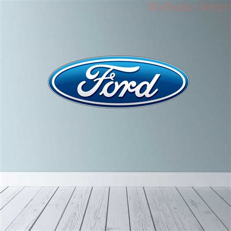 Ford Logo Wall Decal Vinyl Sticker Krafmatics