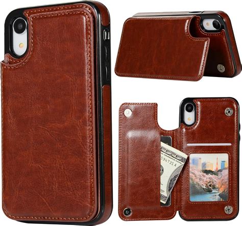 Phone Case For Iphone Xr With Idandcredit Card Holder Slots Pockets
