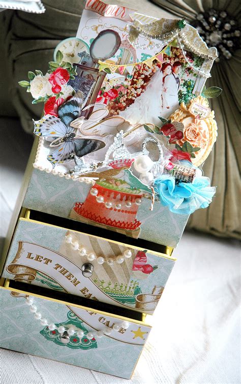 Altered Jewellery Box ~ Postcard From Paris ~ By Dt Member Jaz Lee