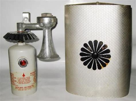Vintage Matic Mist Fire Detector Bell Horn Oil Smoke Alarm W Retro Cover Ebay Fire Detectors