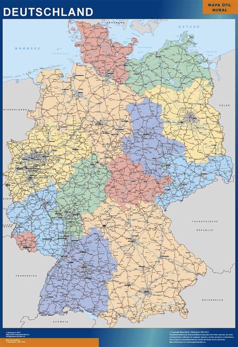 Detaillierte Karte Von Deutschland Vrogue Co