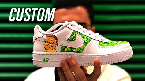 Plus jerry and morty hang out, broh! Customização de Tenis Nike Air Force 1 - Rick And Morty ...