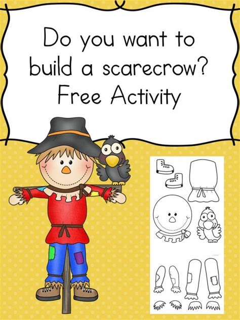Build Your Own Scarecrow Printable The Homeschool Village