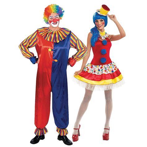 Colorful Clown Couples Costumes Couples Costumes Clown Couple Costume Clown Couple