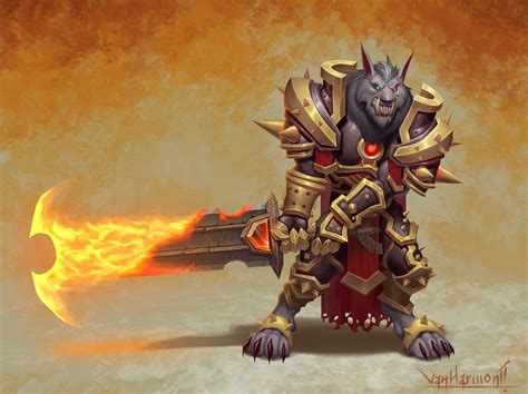Worgen Warrior By Vanharmontt On Deviantart World Of Warcraft Game