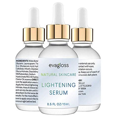 Skin Lightening Serum With Kojic Acid Skin Whitening And Brightening