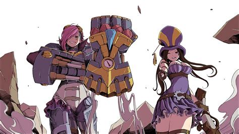 Caitlyn And Vi Fan Art League Of Legends Wallpapers