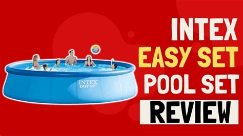 Intex 18ft X 48in Easy Set Pool Set With Filter Pump Review Youtube