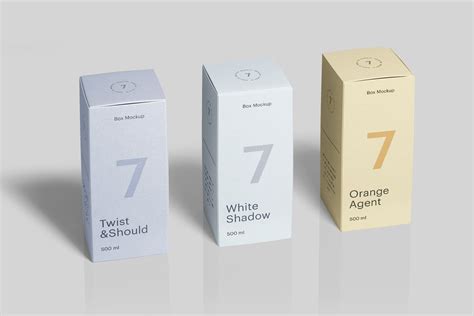 Download Box Mockup vol.4 in 2020 | Box mockup, Mockup, Bag mockup