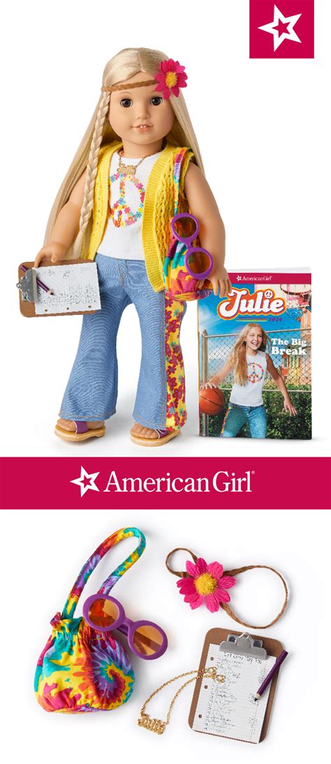 Julie Doll Book And Accessories American Girl American Girl Doll