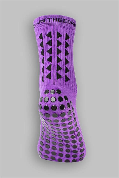 Grip Socks 20 Midcalf Length Purple Gain The Edge Official
