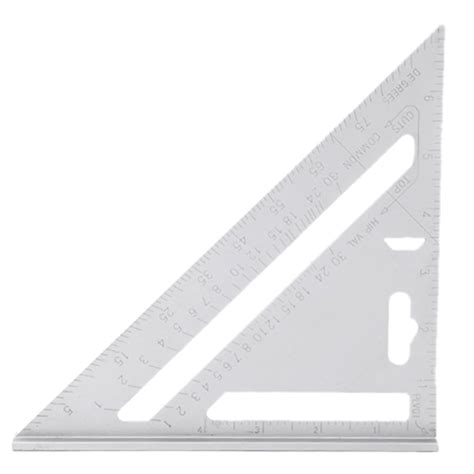 Utoolmart Triangle Ruler Set 25cm Plexiglass Right Angle Ruler