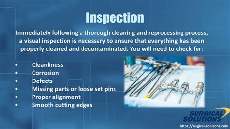 Care And Maintenance Of Surgical Instruments