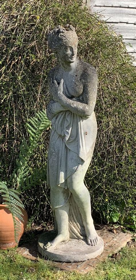 Antiques Atlas Well Weathered Garden Statue Venus