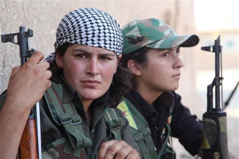 Photo Mainly Kurdish Ypg S Female Ypj Division S Fighters From Syria
