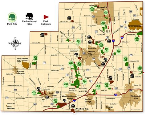 Medina County Parks Map