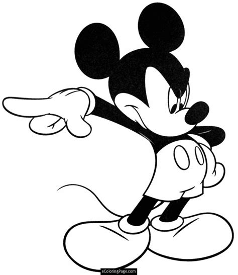 10 Mewarnai Gambar Mickey Mouse