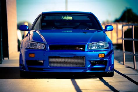 Car Nissan Nissan Gtr Blue Cars Wallpapers Hd Desktop