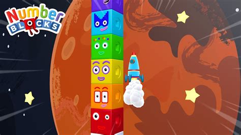 Numberblocks Mathlink Blasting Off Into Outer Space Learn To Count