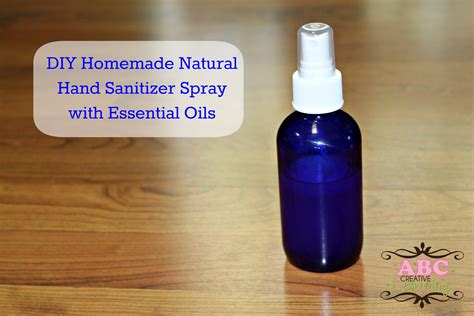 Making your own hand sanitizer is easy. DIY Natural Hand Sanitizer Spray with Essential Oils