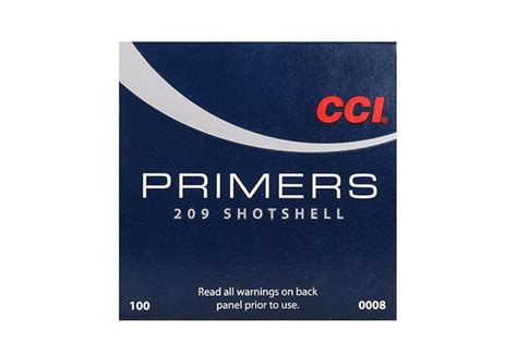 Cci™ 209 Primers 209 Shotshell Primers 100 Count