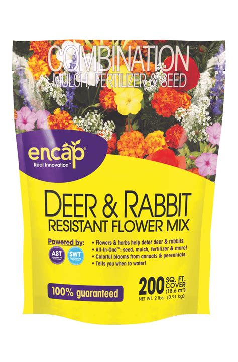 We're happy to provide a brief list of deer and rabbit resistant trees, shrubs, annuals, and perennials for your yard and garden. Deer & Rabbit Resistant Flower Mix - Earth Science