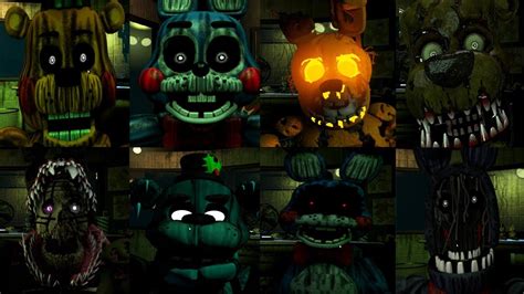 Dive into the fnaf world of horror games and discover if you have what it takes to survive 5 terrifying nights! FNaF 3 Mods Compilation & Jumpscares! - YouTube