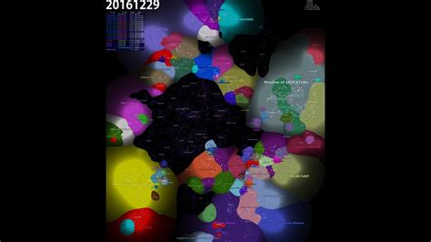 Eve Online Sovereignty Map 20161218 To 20170101 2016 Week 52