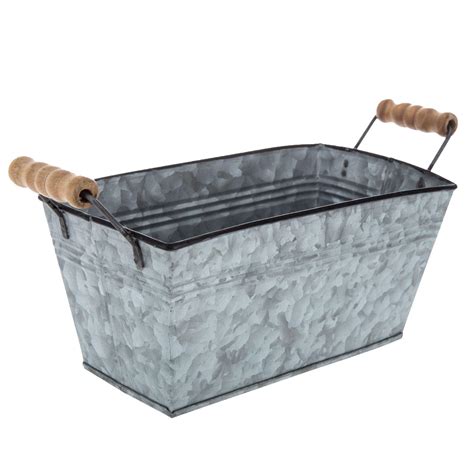 Rectangle Galvanized Metal Container Hobby Lobby 1500644