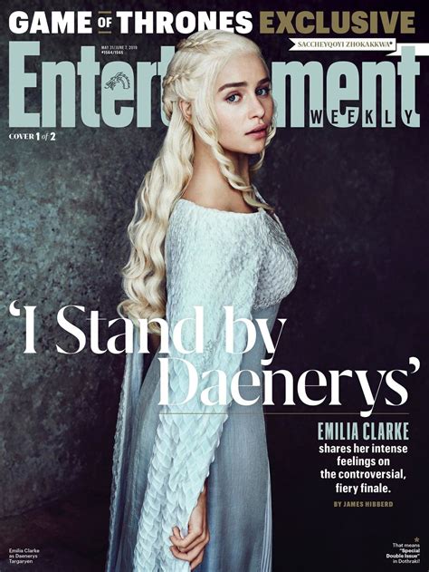 Game Of Thrones Cast Says Farewell On This Weeks Ew Cover I Will