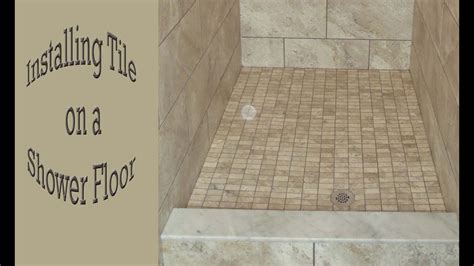 I've completed my first tile floor installation and i put together this video to show you all of the tips and tricks i found along the way. How to install a mosaic tile on a shower floor. - YouTube