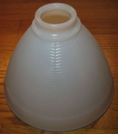 Antique Vtg White Milk Glass Globe Diffuser Shade Torchiere Floor Lamp