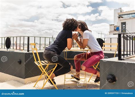 Affectionate Lesbian Couple Portrait Stock Image Image Of Happy Care 209597733
