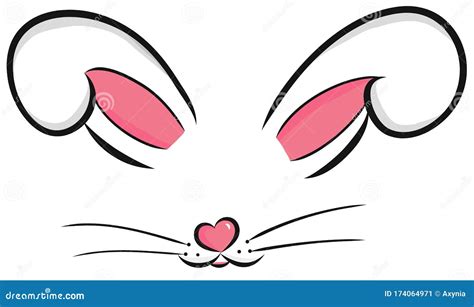 Bunny Teeth Bunny Face Svg Rabbit Nose And Whiskers Svg Rabbit Teeth Svg Eps Dxf Bunny Whiskers