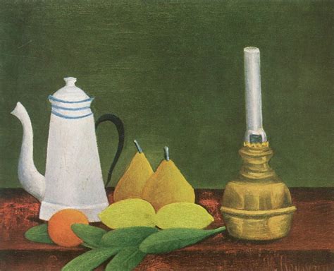 Henri Rousseau Still Life With Teapot And Fruit Wandbild Kaufen