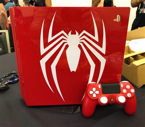 Image In Person Up Close Photo Of The Ps4 Pro Spider Man Edition Rps4