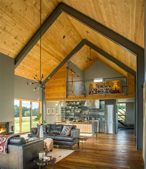 Barndominiums, often nicknamed barndos, originated from an idea to make homes cheaper by using the shell of a metal building as the exterior of a house. Modern Barn by Joan Heaton Architects - Archiscene - Your ...