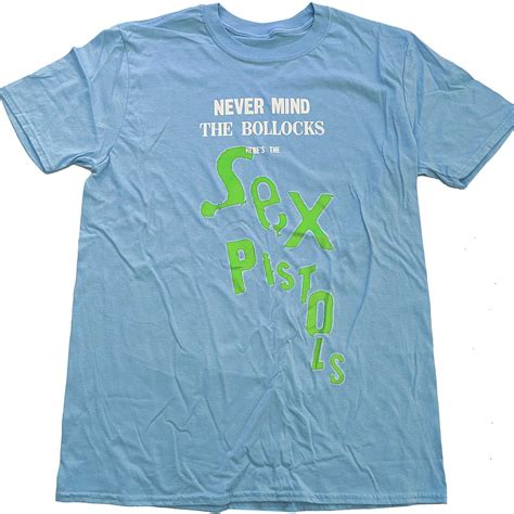 The Sex Pistols Unisex Never Mind The Bollocks Drop Logo T Shirt