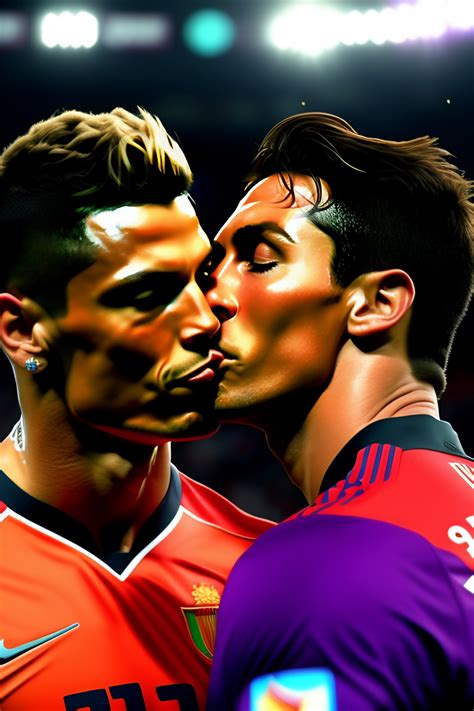 Lexica Cristiano Ronaldo And Messi Kiss