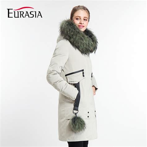 New season gravitates towards functional pieces to invest in now. EURASIA 2018 New Brand Designer Long Thick Coat Lady ...