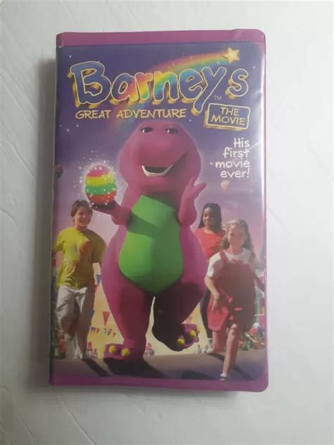 Barney Barneys Great Adventure The Movie Vhs Vintage