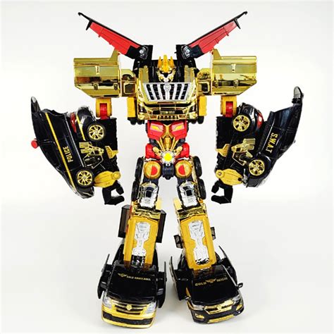 Hello Carbot Gold Pentastorm Transformation Robot That Combines 5 Cars