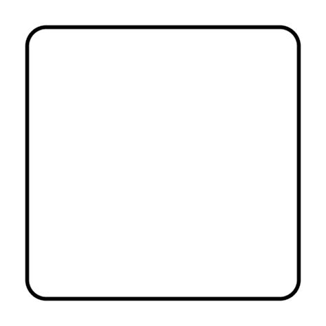 Square Rounded Square Icon Png And Svg Design For T Shirts